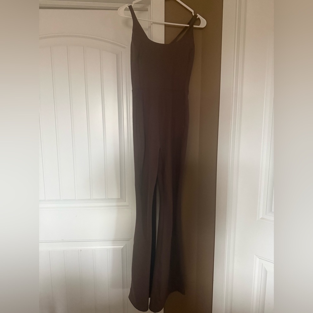 Free People Movement Cappuccino Jumpsuit- Med New with Tags